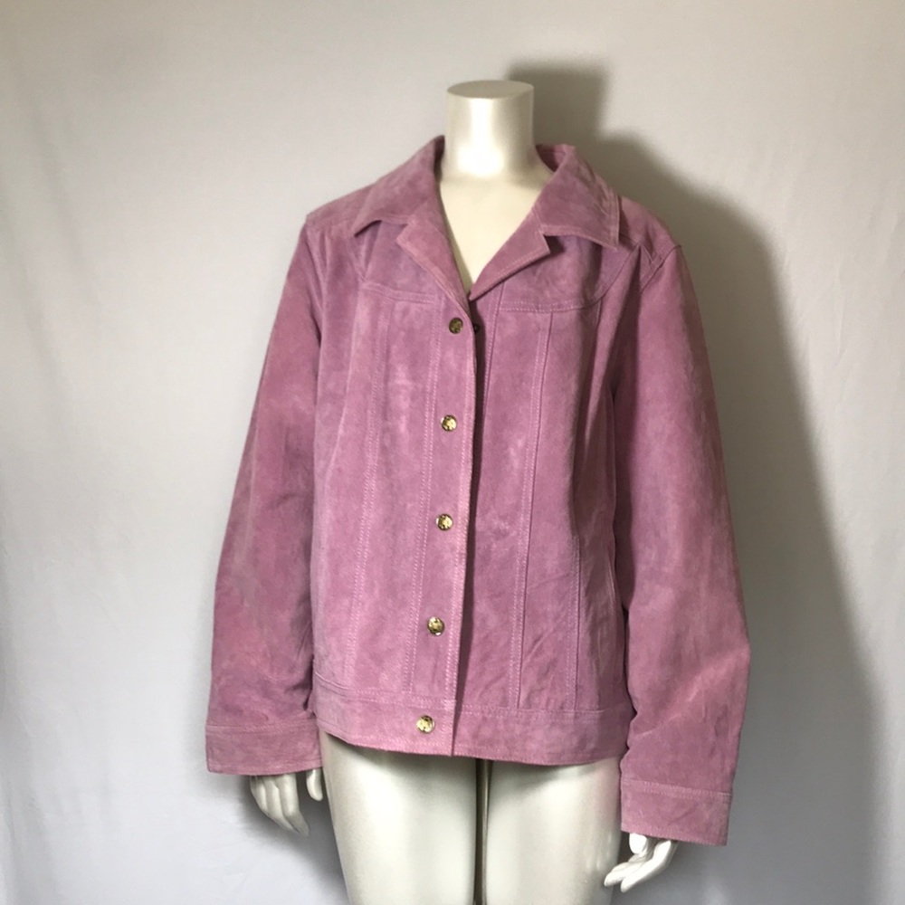 Pink Suede Jacket